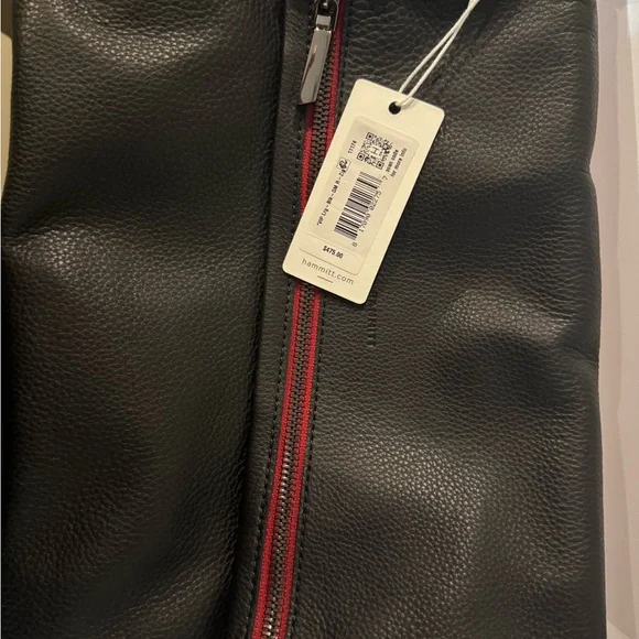 NWT Hammitt *VIP Large* Black Leather w/ Gunmetal Hardware | Crossbody Strap - Picture 4 of 5
